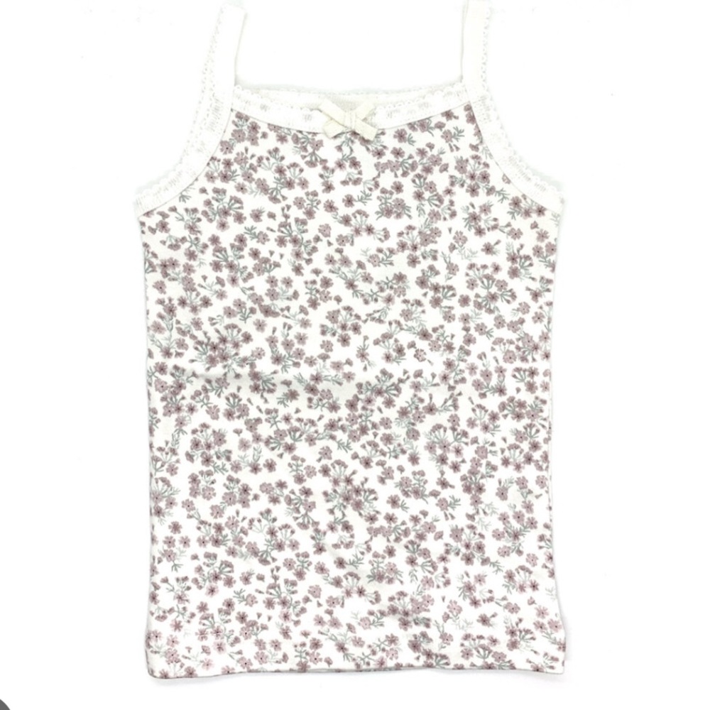 Jamie Kay Organic Cotton Cami Tank Posy Floral 1 year
